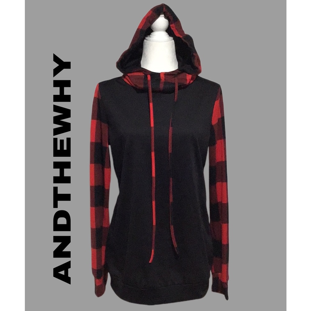 NEW ANDTHEWHY Hoodie, Lightweight, Size Medium